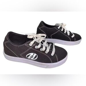 Heelys Canvas Lace Up Sneaker Skate Sneaker Shoes Kids Size 5